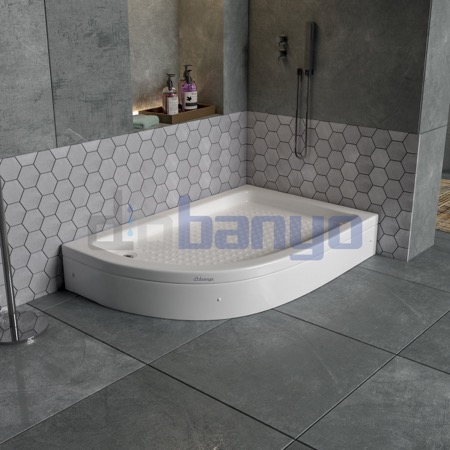 dbbanyo -  Sağ H15 & H20 Asimetrik Panelli Duş Teknesi