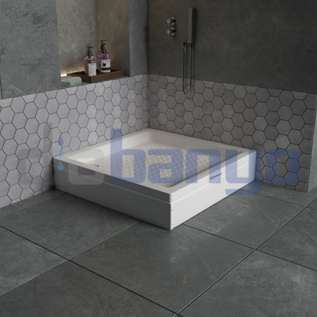 dbbanyo -  H20 Kare Panelli Duş Teknesi