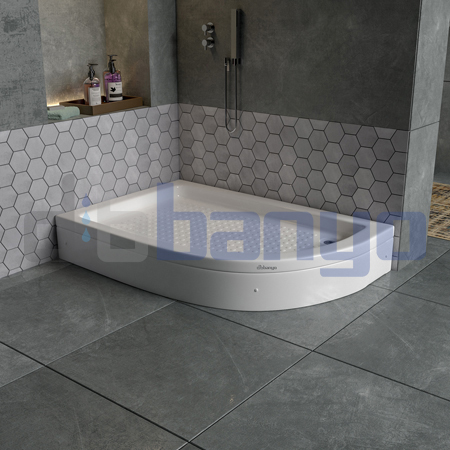 dbbanyo -  Sol H20 Asimetrik Panelli Duş Teknesi
