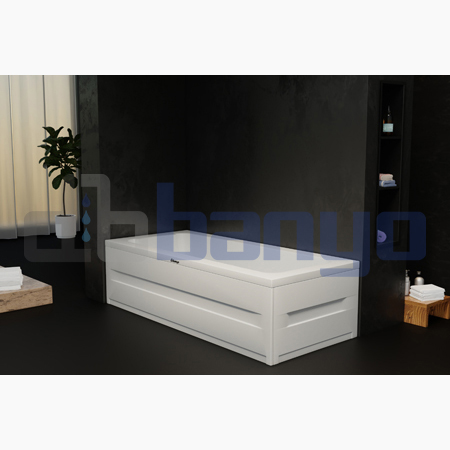 dbbanyo -  Düz H50 Dikdörtgen Küvet