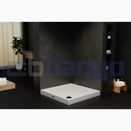 dbbanyo -  Kare H11 Monoblok Duş Teknesi