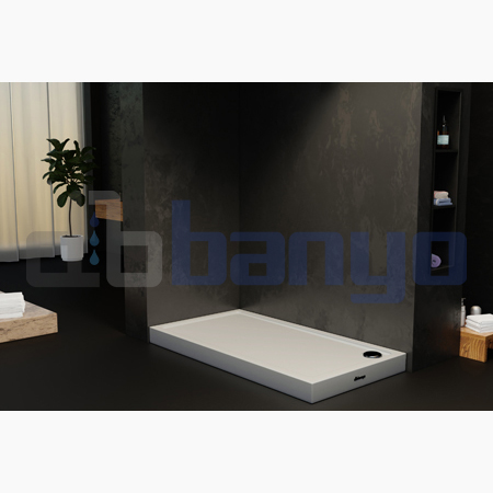 dbbanyo -  Dikdörtgen H11 Monoblok Duş Teknesi